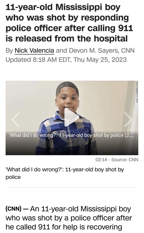 11 Year Old Calls 911 For Help Gets Shot By Police Ranormaldayinamerica