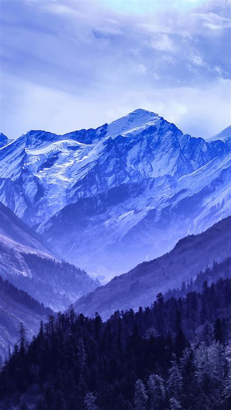 1080x1920 Snowy Blue Mountains 4k Iphone 76s6 Plus Pixel Xl One
