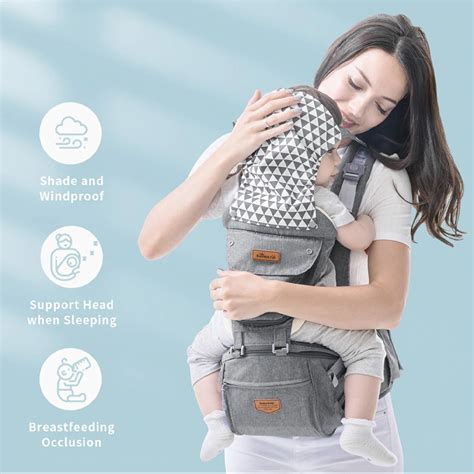 Sunveno Ergonomic Hipseat Baby Carrier Pro Grey Babyswiki
