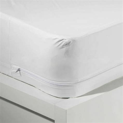 king vinyl zippered hypoallergenic waterproof durable certified bed bug proof mattress