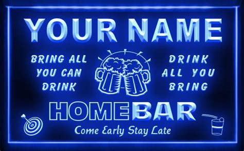 Personalized Neon Signs For Home Bar