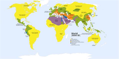 World 2000 Bc World Map Historical Maps History