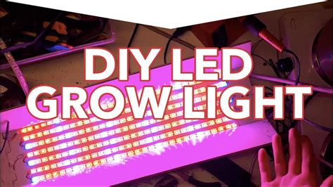 Diy 12v Led Grow Light Build Youtube