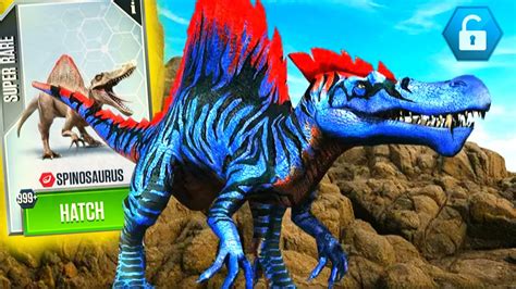 Velociraptor S Dna Pack Unlocking Spinosaurus 999 Jurassic World The Game Youtube