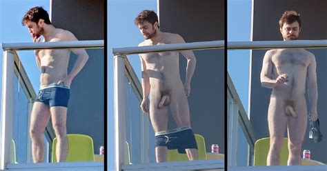 Boymaster Fake Nudes Daniel Radcliffe Smoking Naked On The Balcony
