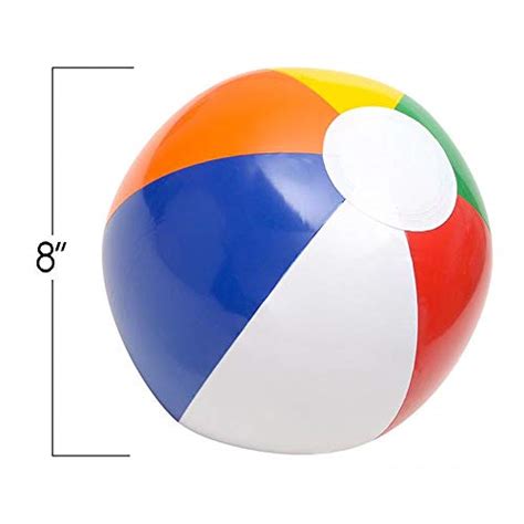 Artcreativity Rainbow Inflatable Beach Balls Pack Of 12