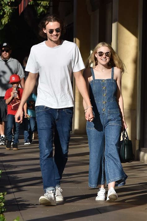 Dakota Fanning And Boyfriend Jamie Strachan Enjoy A Day Out Together In
