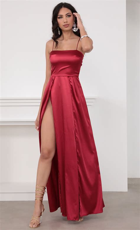 Buy Red Gala Dresses In Stock