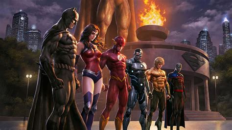Justice League Comic Resolution Superheroes And Background Hd