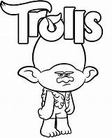 Coloring Trolls Funny Branch Topcoloringpages sketch template