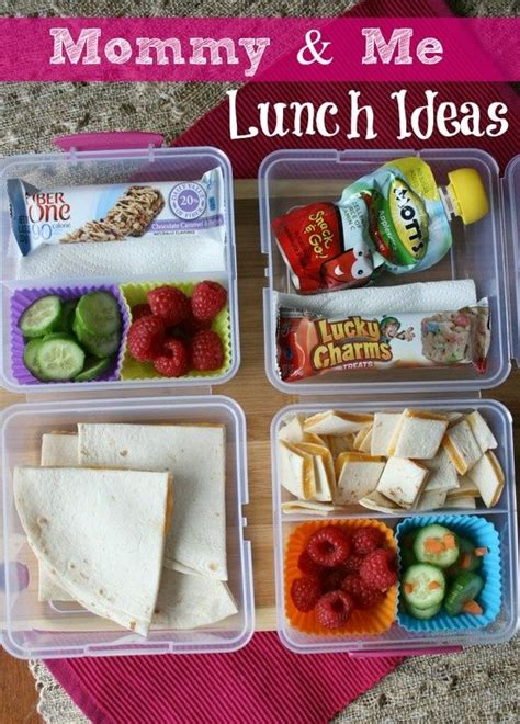 Mommy And Me Lunch Ideas Shows You How To Use Similar Items To