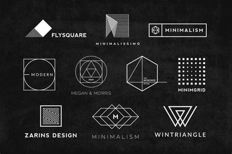 minimal and modern logo templates for everyone ten templates to choose from full vector files