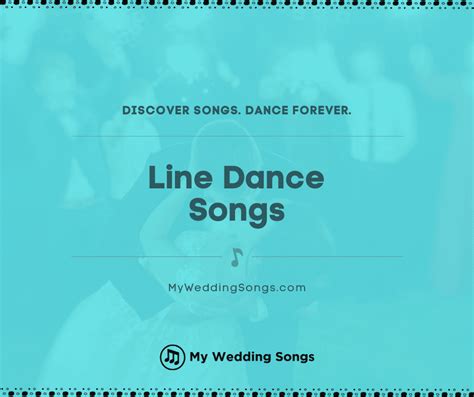 Line Dance Wedding Songs