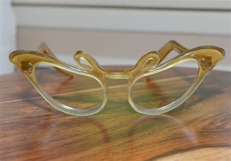 unusual unique cat eyeglasses vintage for collection or