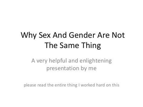 The Difference Between Sex And Gender Black Lesbiens Fucking