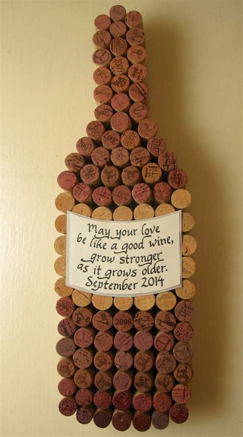 Items Similar To Handmade Wine Cork Wine Bottle Cork Board With Hand