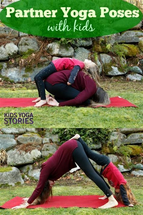 These partner poses are a favorite part of our fun with animals lesson plan. 5 Easy Partner Yoga Poses for Kids (Printable Poster ...