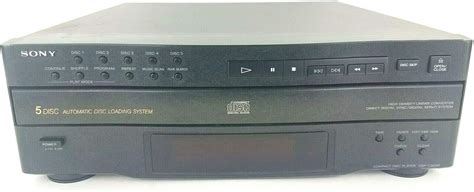 Amazon Sony Cdp C M Disc Carousel Cd Player Digital Servo