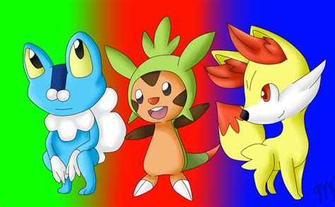 fennekin chespin froakie by lupie1324 on deviantart