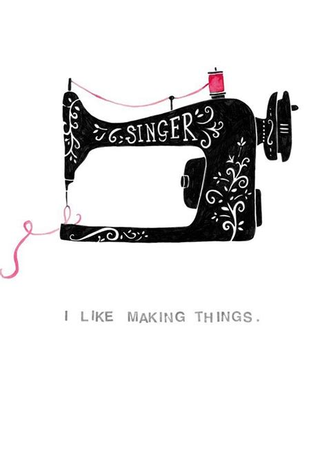 Sewing Machine Tattoo Sewing Machine Drawing Singer Sewing Machine