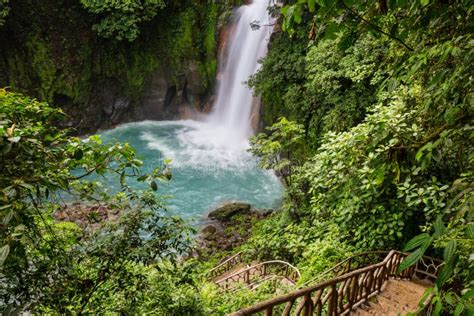 Waterfall In Costa Rica Stock Image Image Of Landscape 109010795