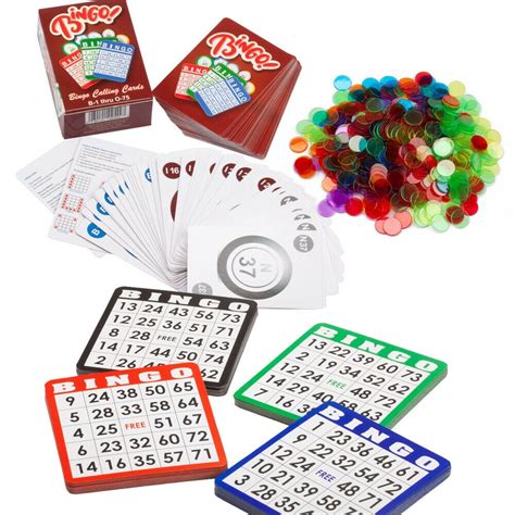 Bingo Game Set With 100 Bingo Cards 1000 Bingo Chips And Deck Bingo
