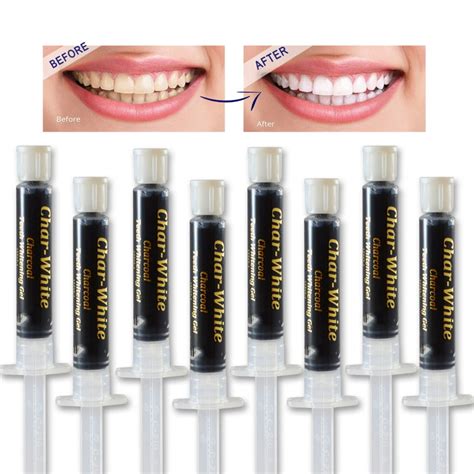 Activated Charcoal Gel For Natural Teeth Whitening Spearmint Flavor