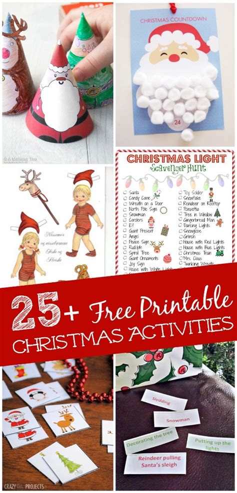 christmas paper games activities  printables  homeschool deals