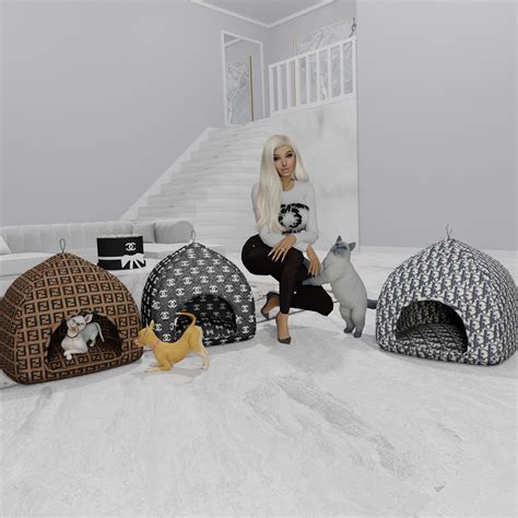 Platinumluxesims — Designer Pet Igloo Bed • Perfect For Cats And Small