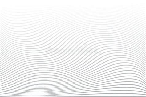 White Textured Background Wavy Lines Texture Stock Vector