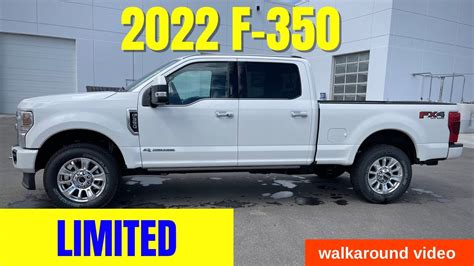 2022 Ford F 350 Limited Walkaround Video Youtube