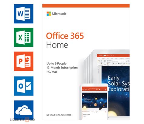 Office 365 Home 6users 1year Latest Office Version From Microsoft Buy