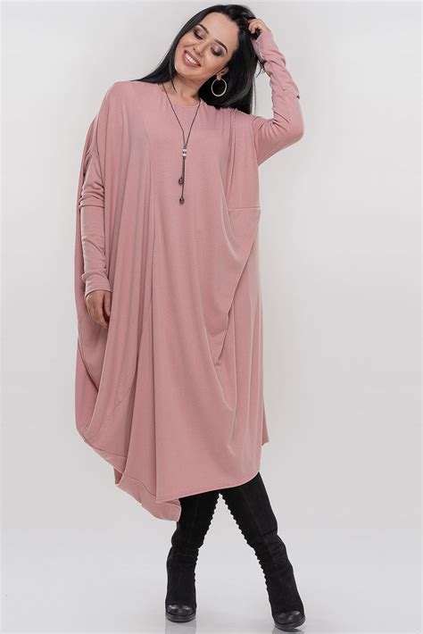 ᐉ платье оверсайз розового цвета 3755 Exclusive — купить по цене 1623