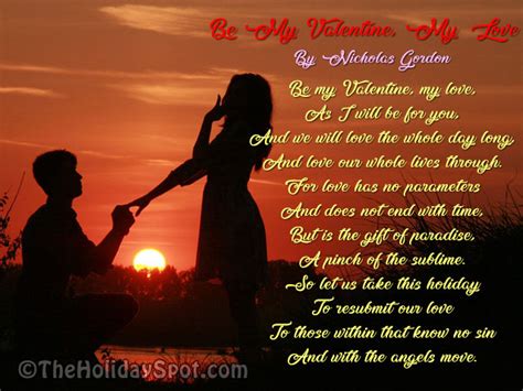 Valentines Day Poem For Him And Her Love Poem For Valentines Day