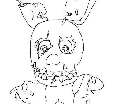 Springtrap Coloring Pages At Getdrawings Free Download