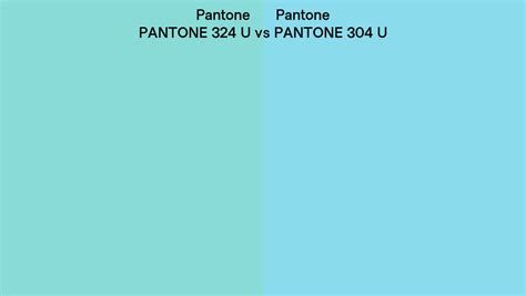 Pantone 324 U Vs Pantone 304 U Side By Side Comparison