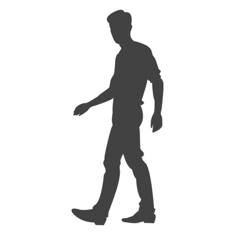 Young Boy Walking Silhouette 2 Transparent Png And Svg Vector File