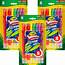 Crayola Twistables Extreme Color Crayons 8 Count Multipack Of 3 