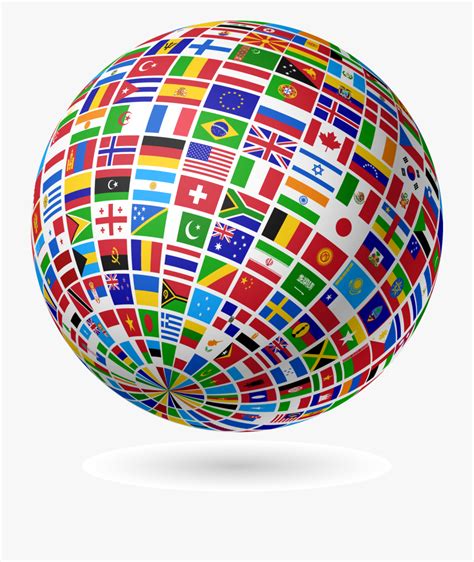 Clip Art Flags Of The World Flag Globe Transparent