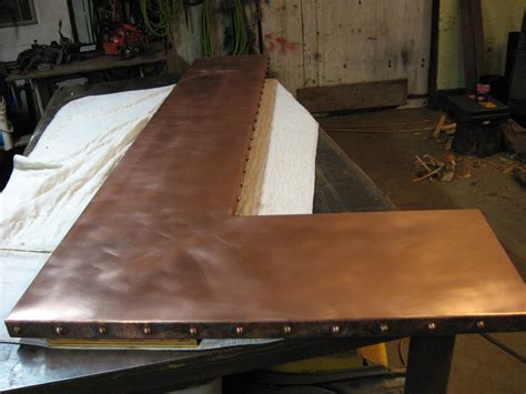 This is a project build of a copper bar top for a client in south dakota. HEAVY METAL WORKS: Copper Bar Counter Top