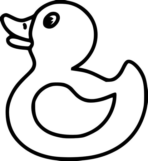 Rubber Duck Outline For Classroom Therapy Use Great R