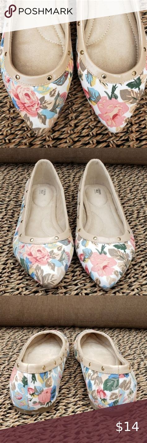 Avon Cushion Walk Floral Pattern Sandals Avon Shoes Flat Shoes Women