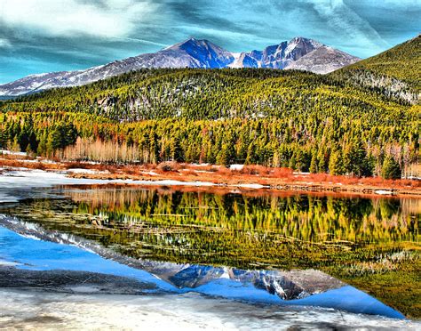 Frozen Reflection On Lily Lake Photograph By Rebecca Adams Pixels