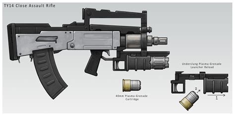Artstation Assault Rifle Design