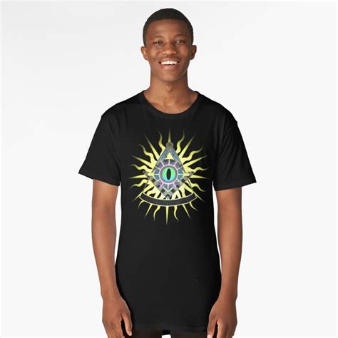 Serpent Eye Compass Square Sun 1 Long T Shirt By Martymagus1 Long T