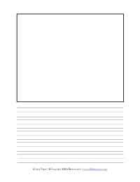 Download a free sample of my custom printable primary lined journal writing paper designed with a shaded line for tail letters. Primary Handwriting Paper | All Kids Network