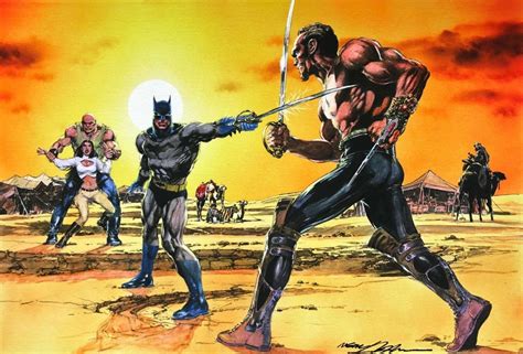 Capns Comics Batman Vs Ras Al Ghul By Neal Adams