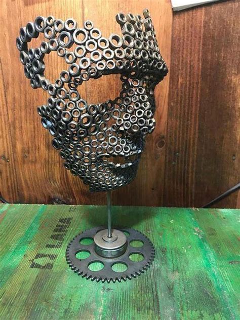 Nuts And Bolts Scrap Metal Art Scrapmetalart Welding Art Projects