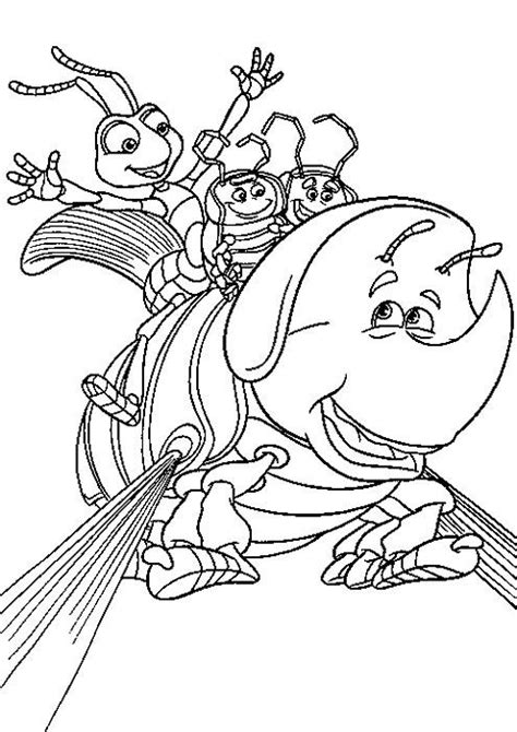 Download and print a bug's life coloring pages for kids! 8 best Bugs Life coloring pages images on Pinterest | A ...