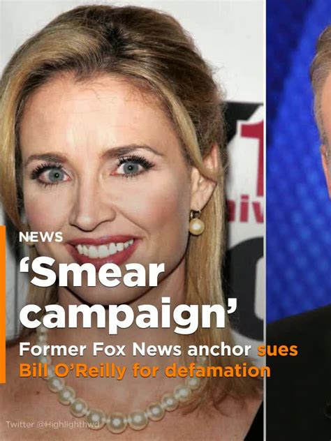 Former Fox News Anchor Sues O Reilly For Defamation